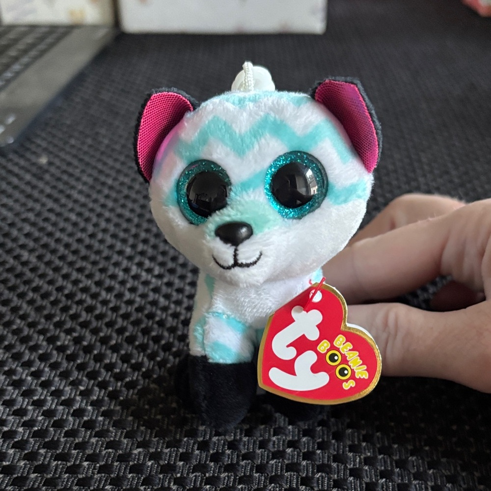 Ty Beanie Boos Piper the fox key chain